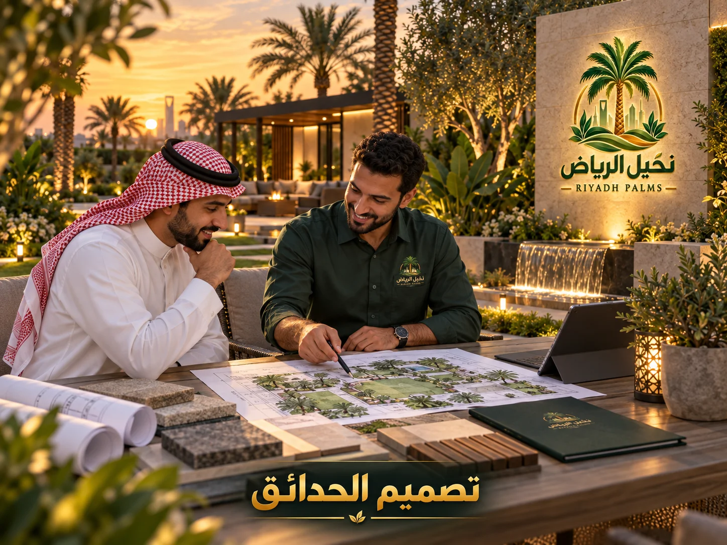 خدمات تنسيق الحدائق للفلل والاستراحات في الرياض