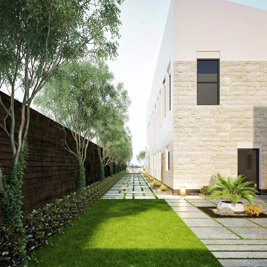 تصميم الأحواض الزراعية في حدائق الرياض