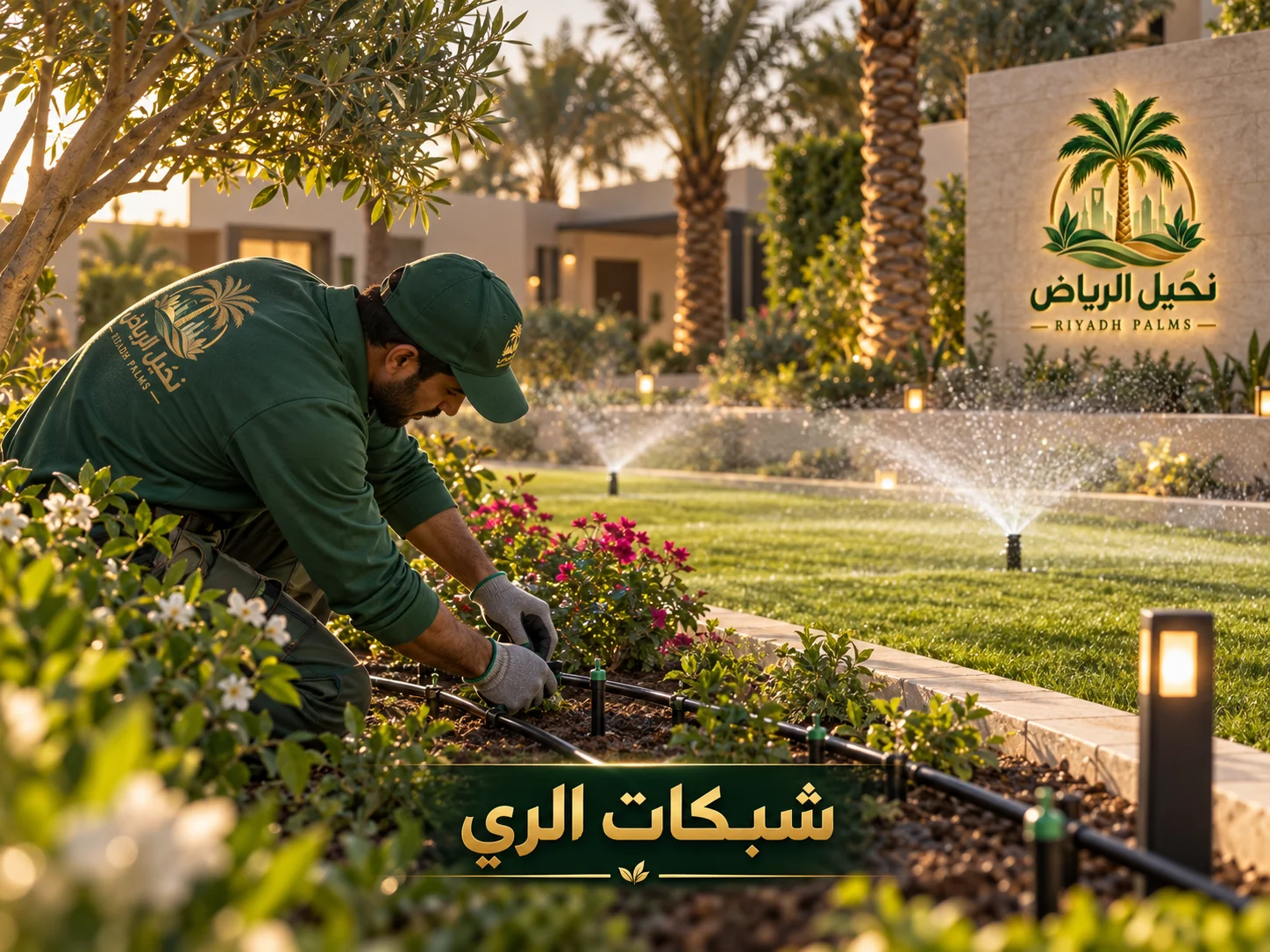 حلول تصميم الحدائق للفلل والاستراحات في السعودية