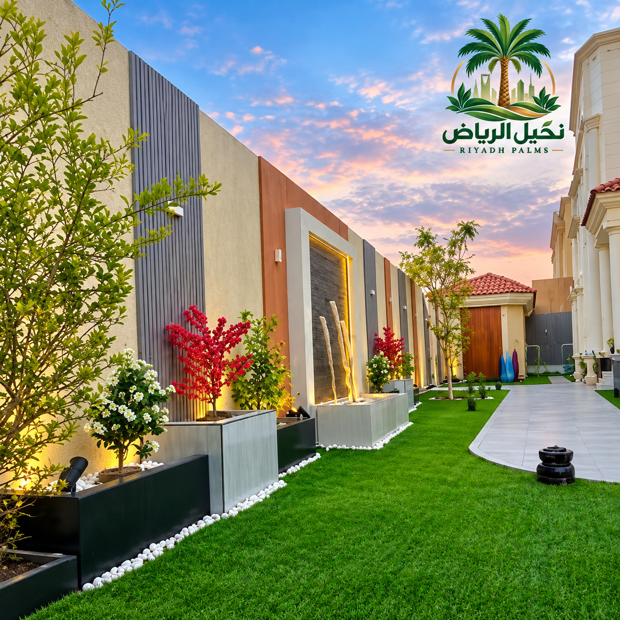تصميم حديقة منزلية قبل التنفيذ